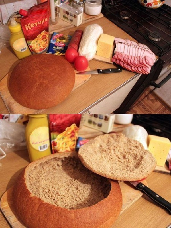 Бутерброд в духовке