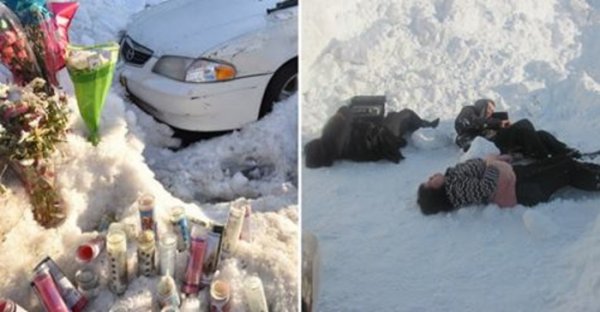 Мама и двое детей умерли в машине, пока отец чистил снег…
