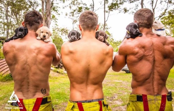  Австралийские пожарные разделись для благотворительного календаря