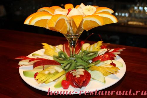 Идеальные варианты подачи фруктов на праздничный стол! Справится каждая хозяйка!