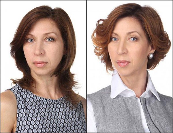 Пятнадцать фотографий женщин до и после преображения стилиста