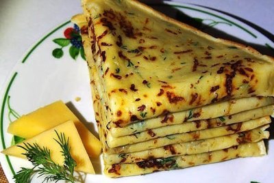 Сырные блины – самые простые в приготовлении и невероятно вкусные !
